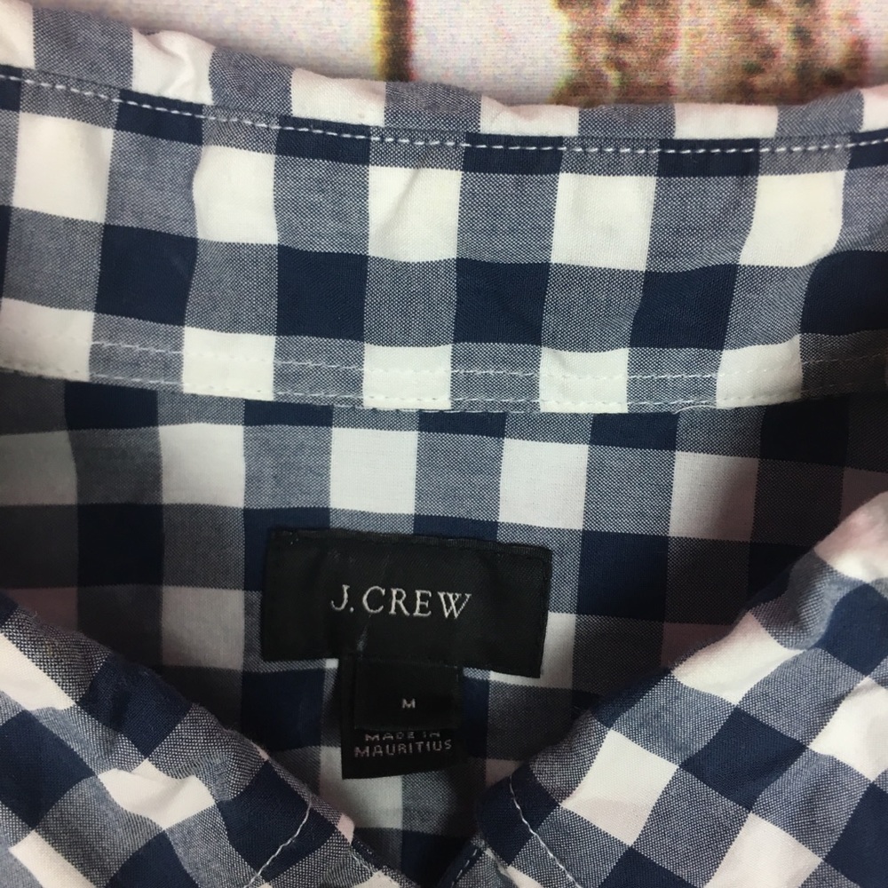 J. Crew Gingham Button Down - Picture 4 of 7